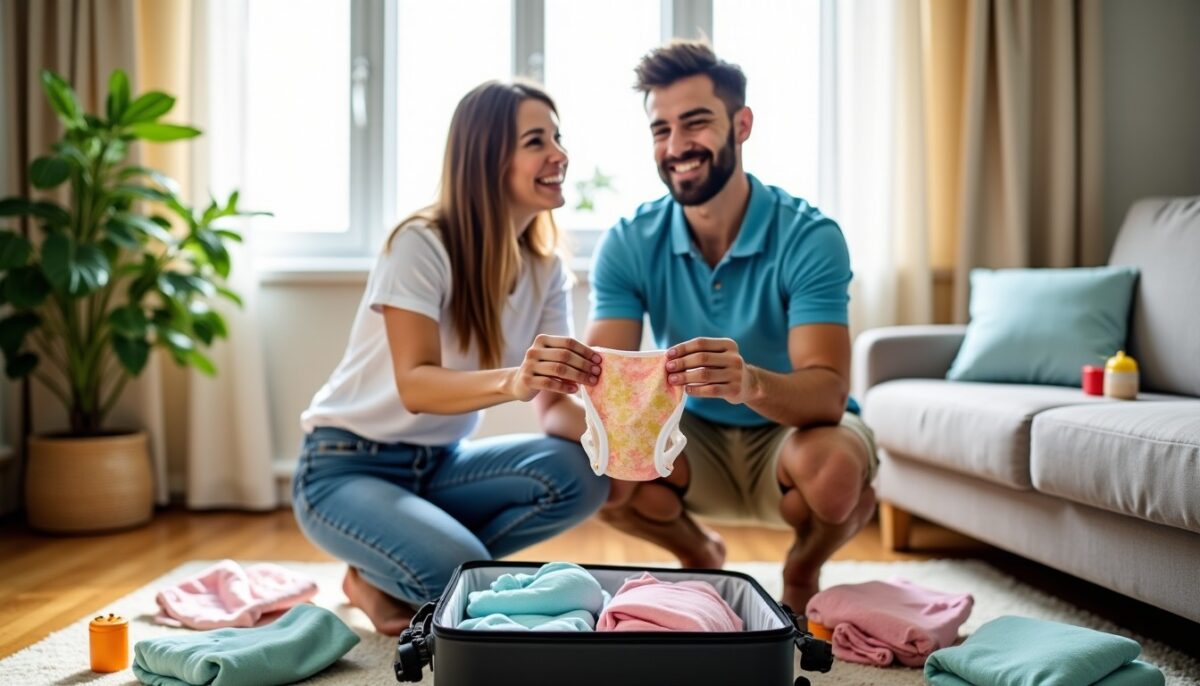 Quel nombre optimal de couches emporter en vacances avec bébé ?