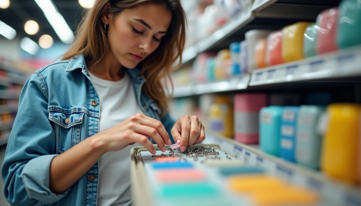 Où dénicher vos épingles à nourrice dans le magasin ?